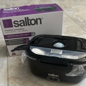 Salton Black Heated Lunchbox